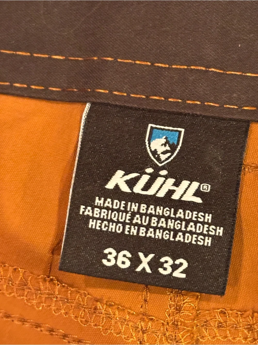 Kuhl Camel  Brown Outdoor Hiking/Cargo Pants